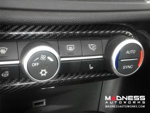 Alfa Romeo Giulia Air Conditioning Dash Bezel - Carbon Fiber - Pre '20